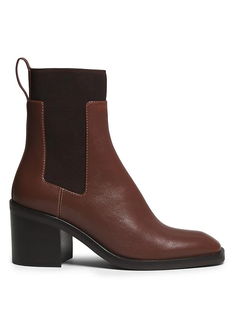 Alexa 70MM Leather Chelsea Boots