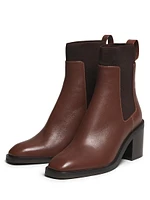 Alexa 70MM Leather Chelsea Boots