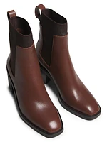 Alexa 70MM Leather Chelsea Boots