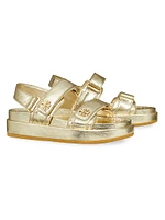 Kira Metallic Sport Sandals