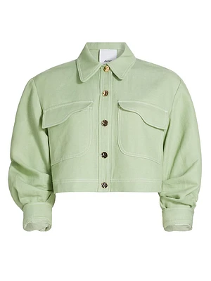 Bradbury Crop-Sleeve Jacket