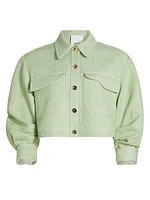 Bradbury Crop-Sleeve Jacket