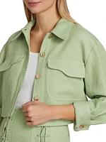 Bradbury Crop-Sleeve Jacket