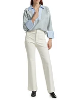Whitney Striped Long-Sleeve Top