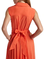 Carissa Poplin Fit & Flare Dress