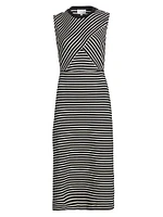 Hayden Striped Cotton-Blend Dress