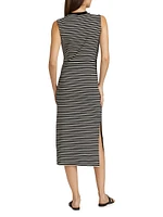 Hayden Striped Cotton-Blend Dress