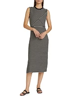 Hayden Striped Cotton-Blend Dress