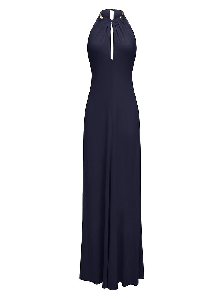 Oriana Jersey Halterneck Gown