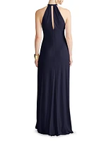 Oriana Jersey Halterneck Gown