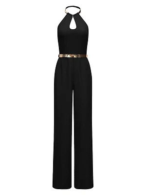 Oki Stretch Crepe Jumpsuit