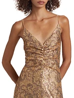 Essence Leo Sequin Midi-Dress