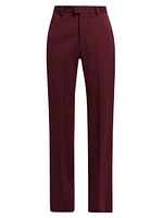 Grain De Poudre Wool Straight Pants