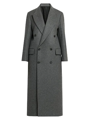 Hadi Wool-Cashmere Peacoat