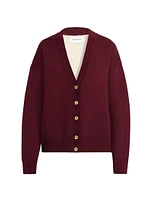 V-Neck Cotton Cardigan