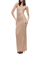 Fifi Shimmer Mesh Maxi Dress