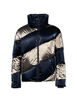 Super Mojo Metallic Quilted Down Jacket