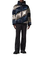 Super Mojo Metallic Quilted Down Jacket