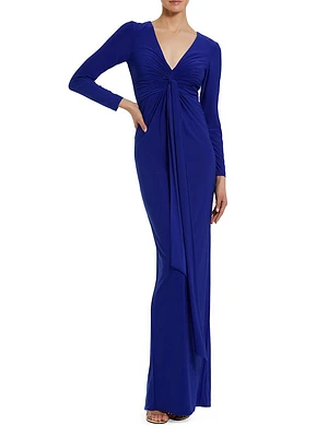 Jersey Twist Knot Slip Gown