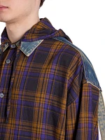 Saffia Check Cotton Flannel Shirt