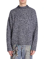 Kwisted As Heart Wool-Blend Sweater