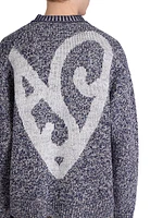 Kwisted As Heart Wool-Blend Sweater