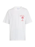 Surf Palm Logo Cotton T-Shirt