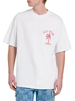 Surf Palm Logo Cotton T-Shirt