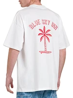 Surf Palm Logo Cotton T-Shirt