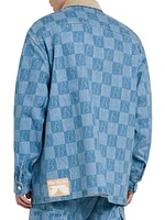 Monogram Check Denim Jacket