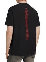 Logo-Embellished Red World T-Shirt