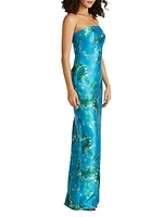 Cleo Strapless Column Gown