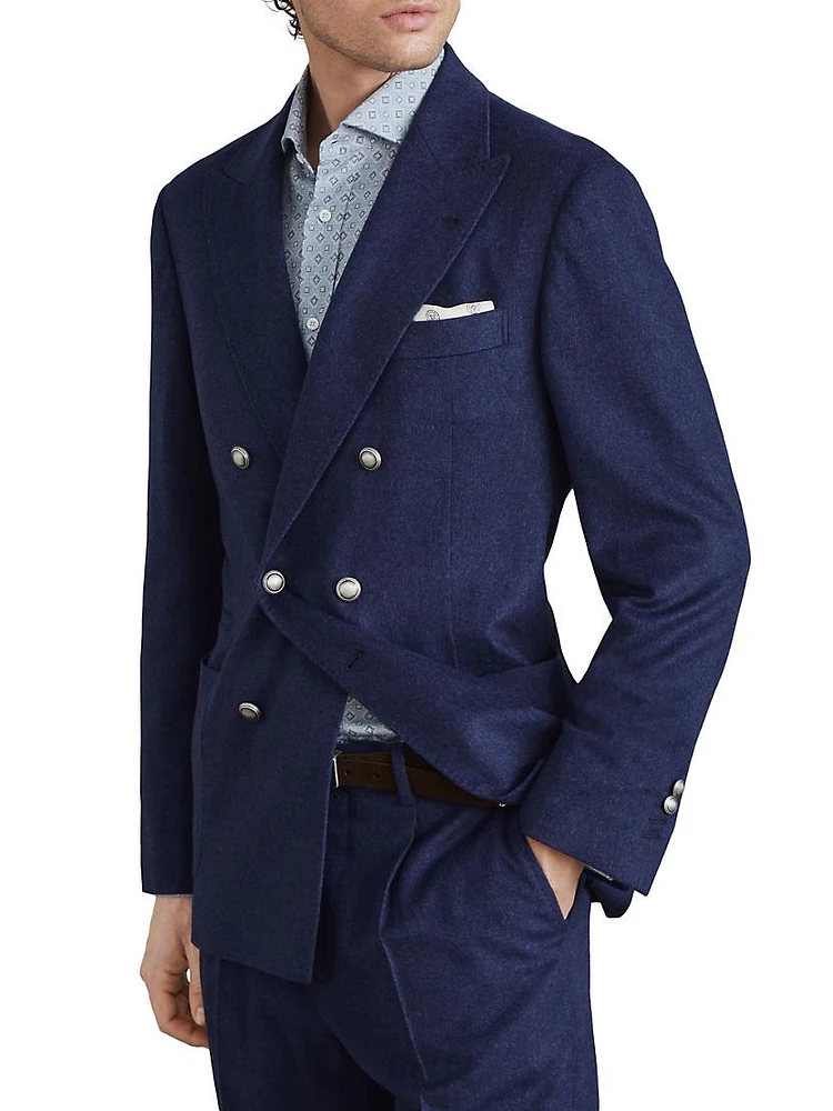 One and a Half Breasted Deconstructed Blazer