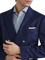 One and a Half Breasted Deconstructed Blazer