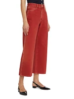 Taylor Wide-Leg Crop Jeans