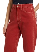 Taylor Wide-Leg Crop Jeans