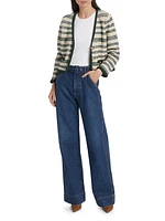 Taylor Belted Wide-Leg Jeans