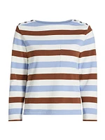 Hovey Striped Boatneck Top