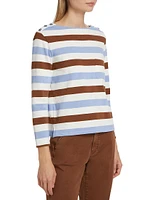 Hovey Striped Boatneck Top