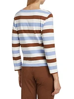 Hovey Striped Boatneck Top