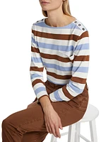 Hovey Striped Boatneck Top