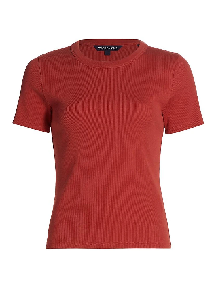 Pruitt Cotton Rib-Knit T-Shirt