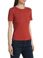 Pruitt Cotton Rib-Knit T-Shirt