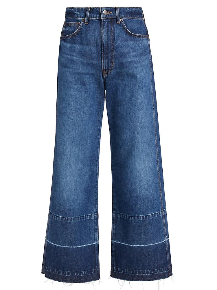 Taylor Wide-Leg Crop Jeans