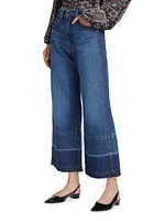 Taylor Wide-Leg Crop Jeans