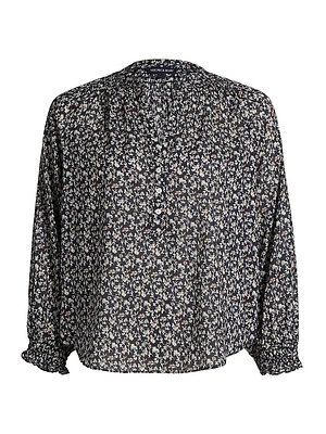 Pienza Floral Cotton Top