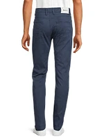 Twill Slim-Straight Pants