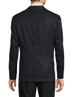 Twill Wool Single-Breasted Sport Jacket