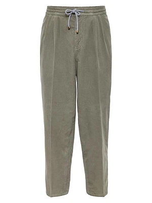 Garment Dyed Leisure Fit Trousers