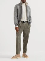 Garment Dyed Leisure Fit Trousers